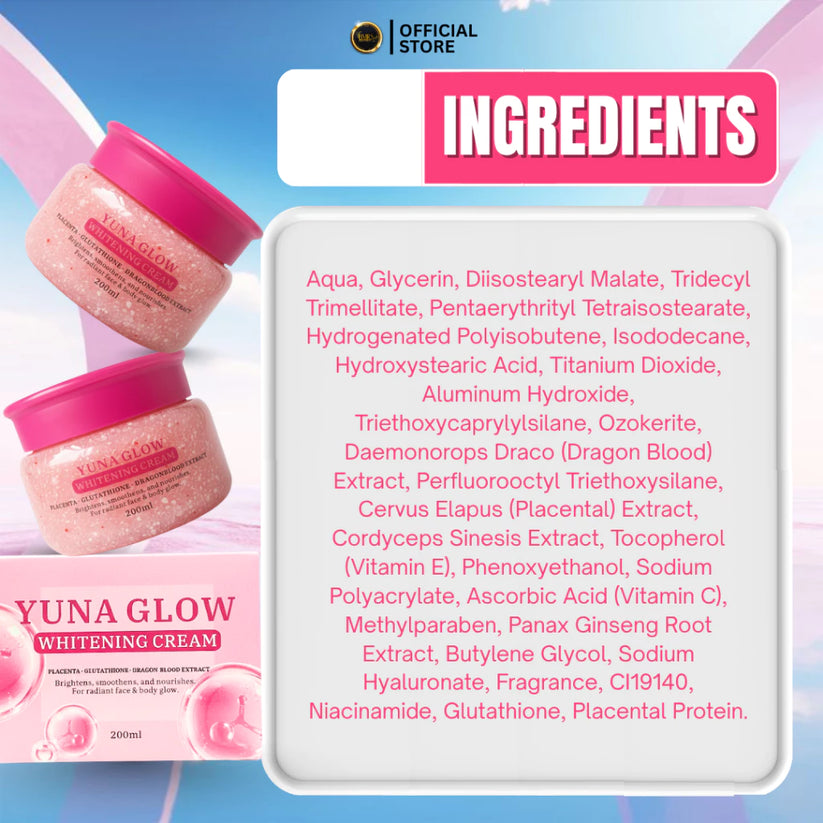 BMRS Yuna Glow Whitening Cream 200ml