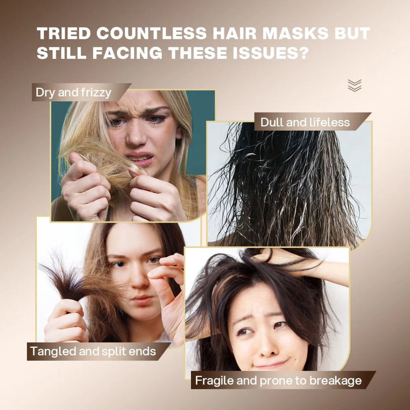 WELL HAIR Keratin Frizz Control Keratin+Bamboo Extract Hair Mask 1000g