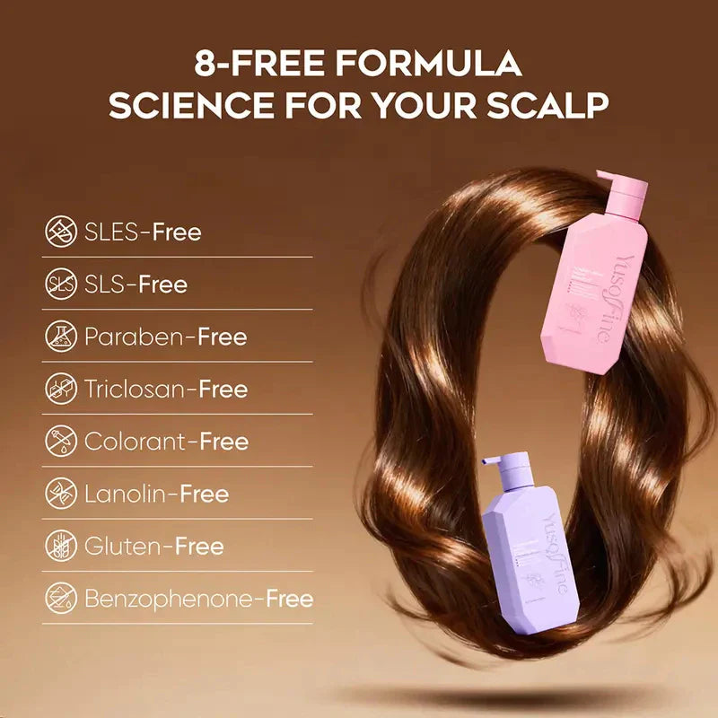 YUSOFINE Nourish-Repair Argan Shampoo + Conditioner + Hair Treatment