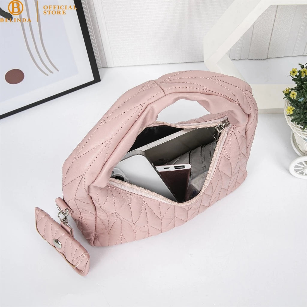 2-in-1 Embroidered Shoulder Bags with Coin Purse