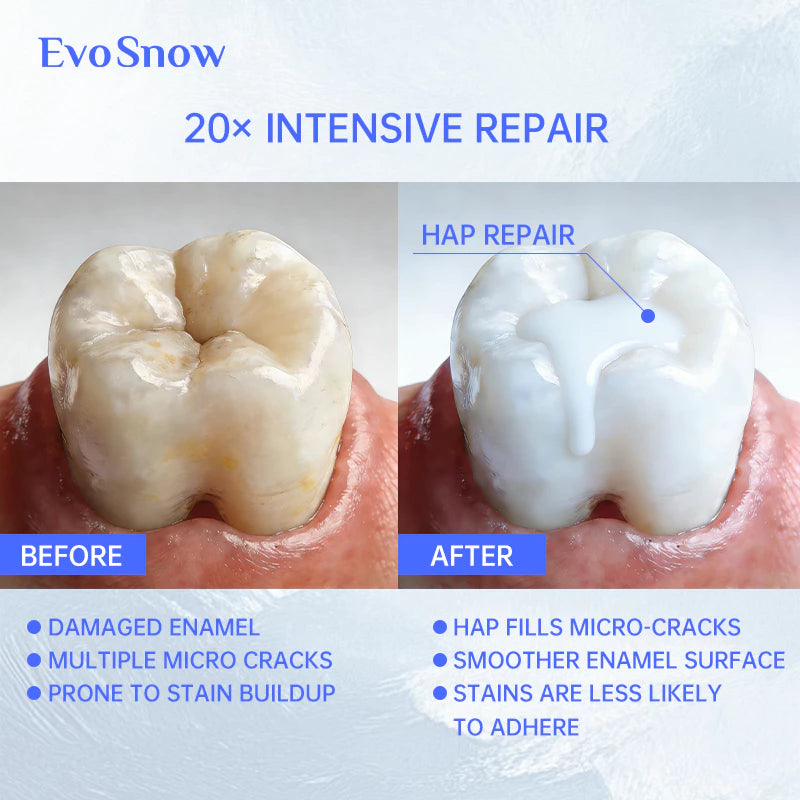 EvoSnow 10% HAP Toothpaste 100g Blueberry Mint