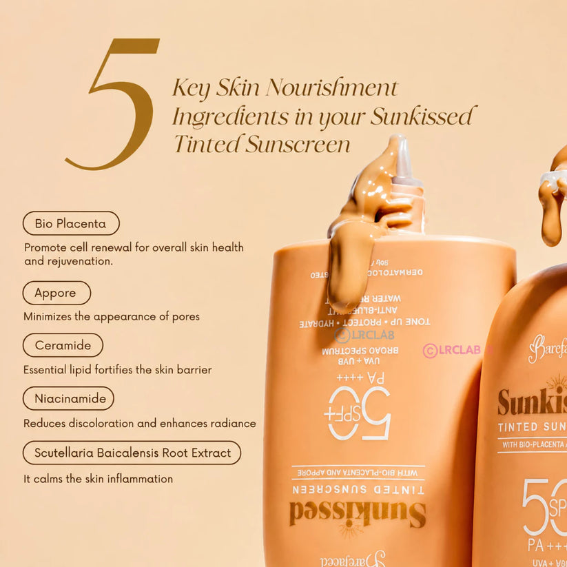 Barefaced Sunkissed Tinted Sunscreen SPF50+ PA++++ 50g