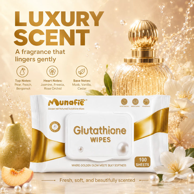MUNAFIE Glutathione Wet Wipes 100sheets