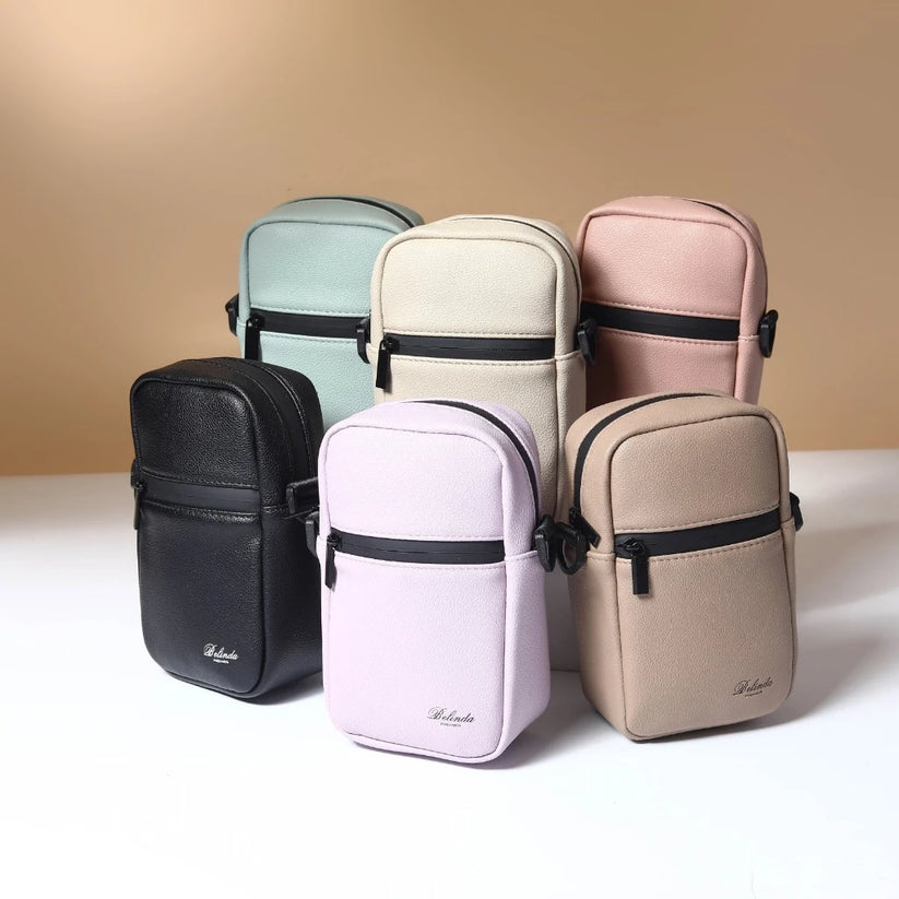 BELINDA Leather Crossbody Phone Bag