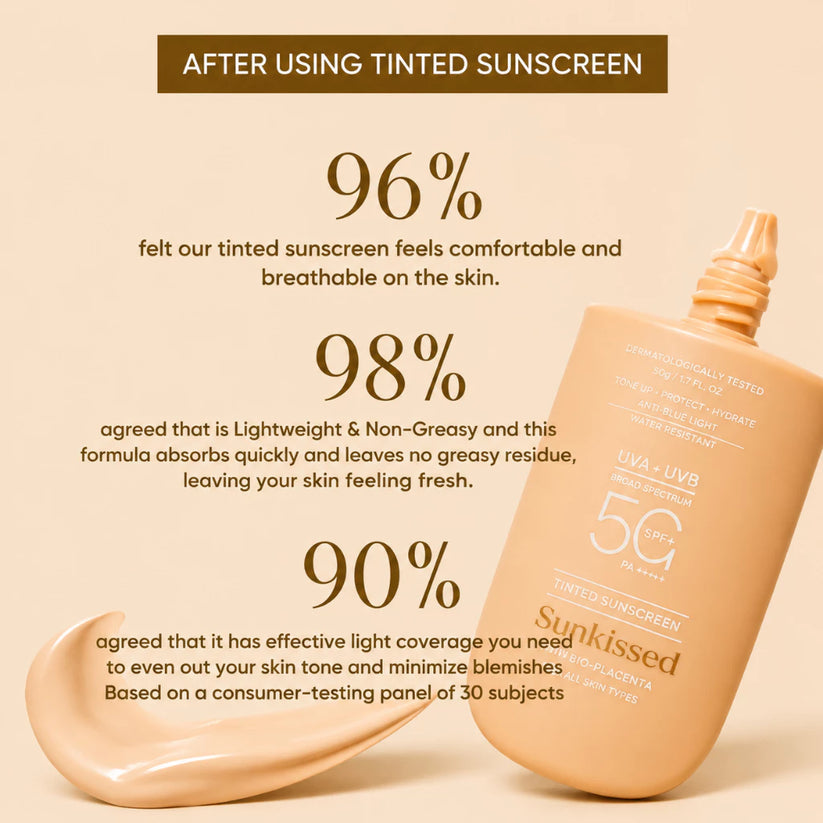Barefaced Sunkissed Tinted Sunscreen SPF50+ PA++++ 50g