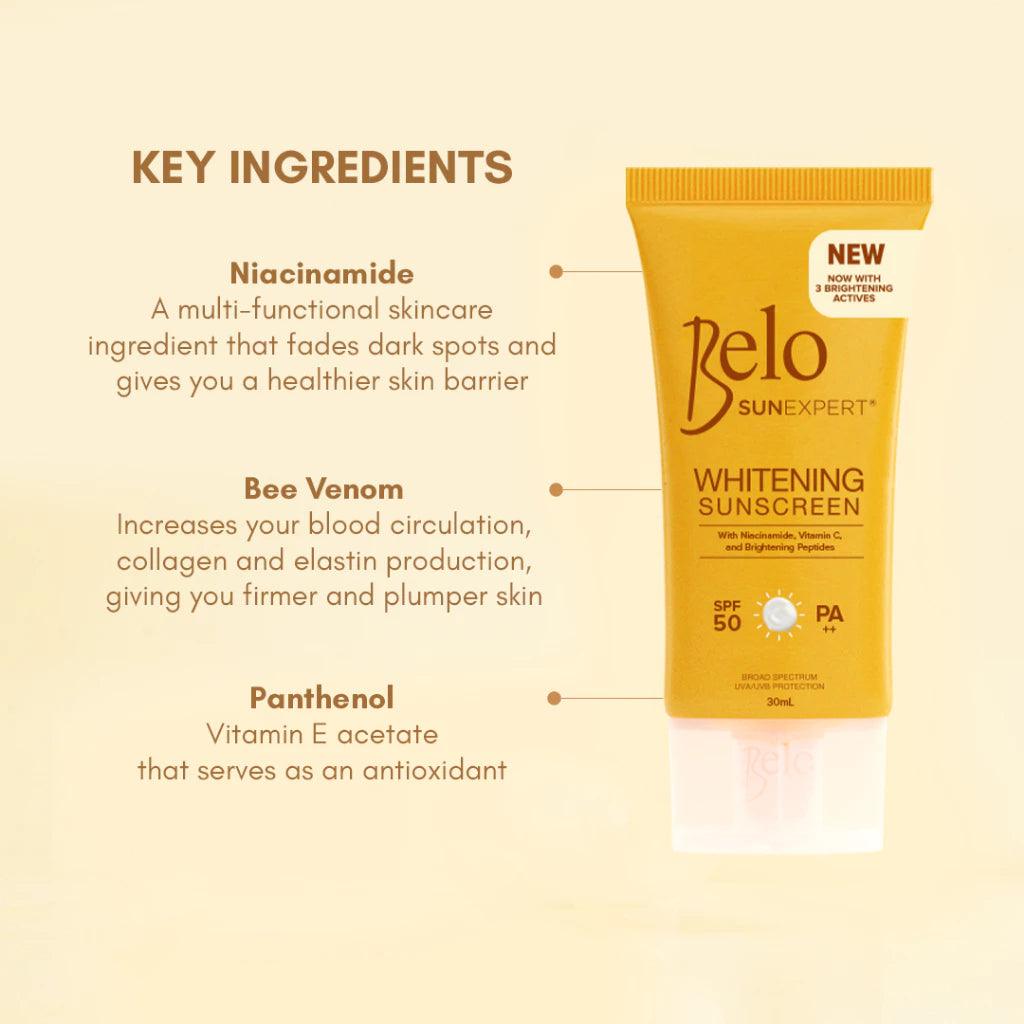 BUY 1 GET 1 | Belo SunExpert Whitening Sunscreen SPF50 PA++ 50ml