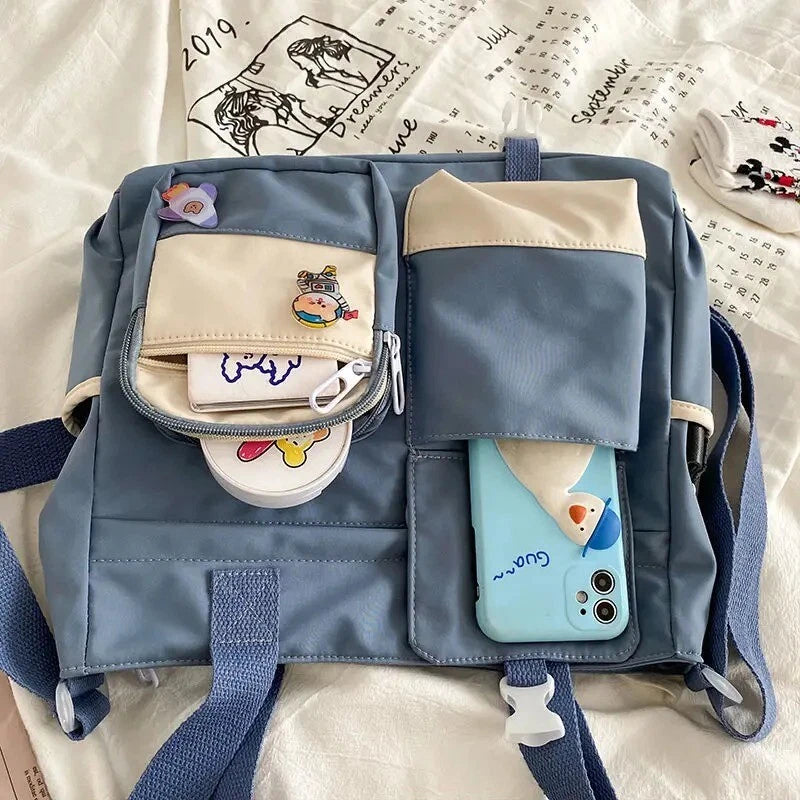 Nylon Messenger Crossbody Shoulder Sling Bag