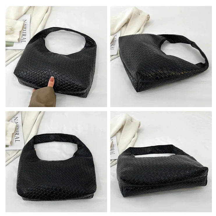 Mini Woven Hobo Handbag