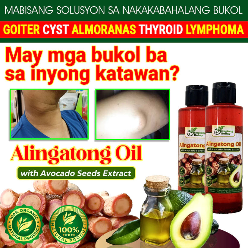 Alingatong Oil with Avocado - Pain Relief, Muscle Relaxant