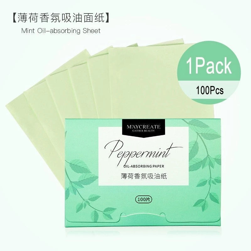 BUY 1 GET 1! 100 Sheets/Pack of High-Efficiency Oil Blotting Paper