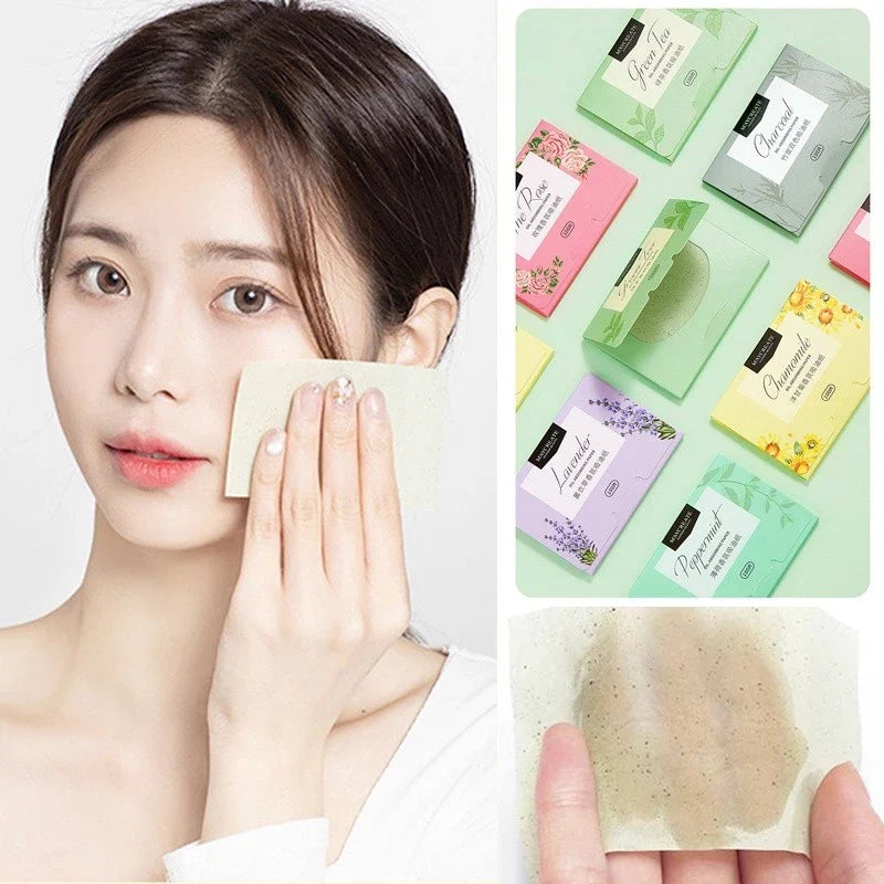 BUY 1 GET 1! 100 Sheets/Pack of High-Efficiency Oil Blotting Paper