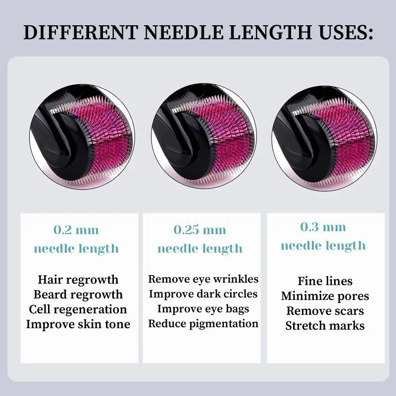 540 Titanium Microneedle Scar Derma Roller