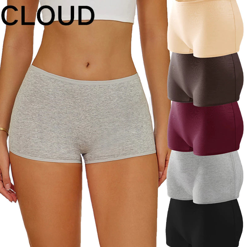 3Pcs/Set Women's Cotton Boxer Panties