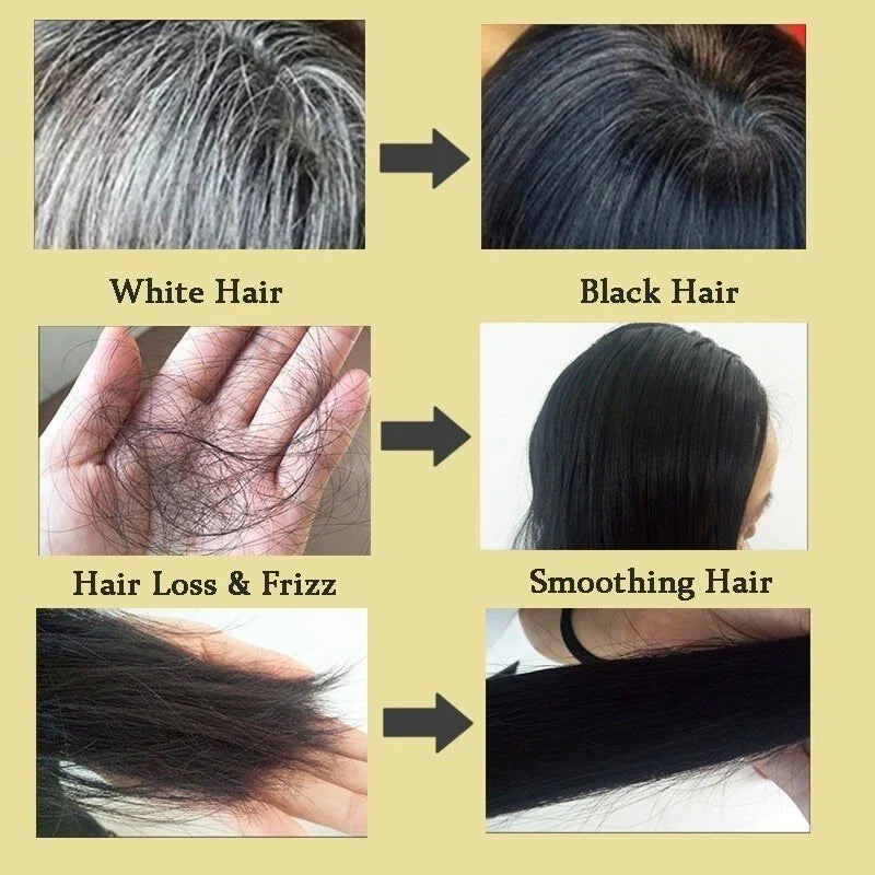 Polygonum Multiflorum for Repair & Natural Black Hair Shampoo Bar