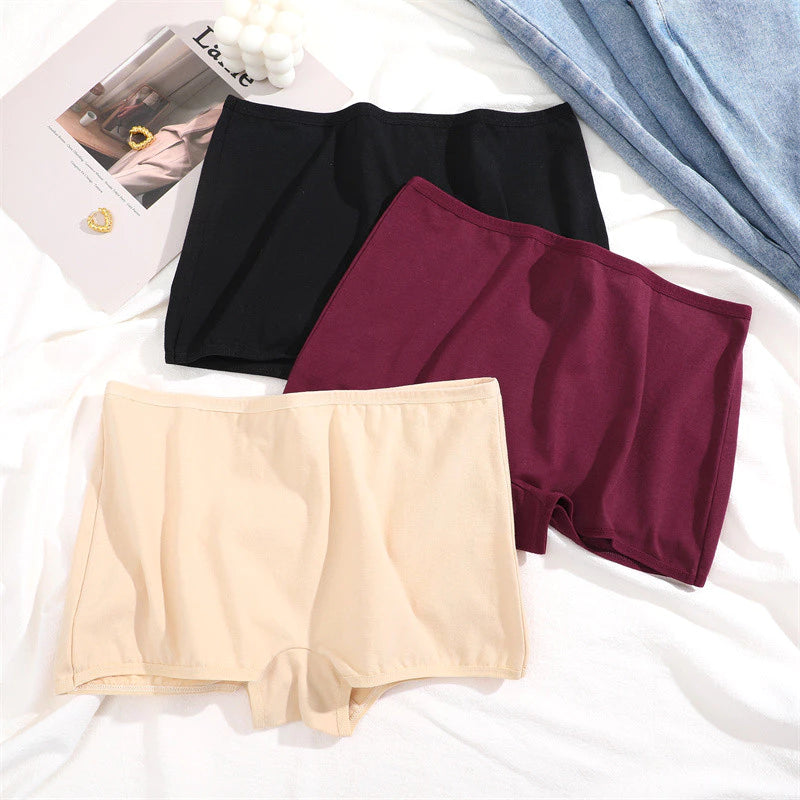3Pcs/Set Women's Cotton Boxer Panties