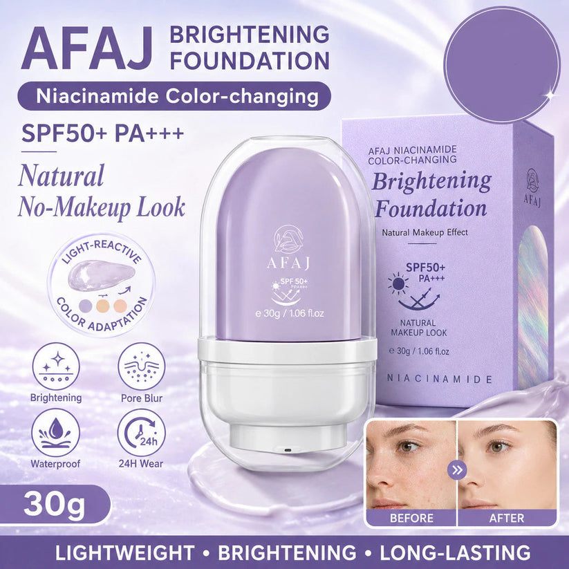 AFAJ Niacinamide Color Changing Foundation SPF50+ PA+++