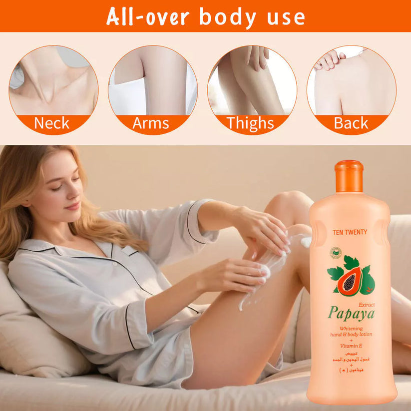 TEN TWENTY Papaya Whitening Body Lotion + Vitamin E