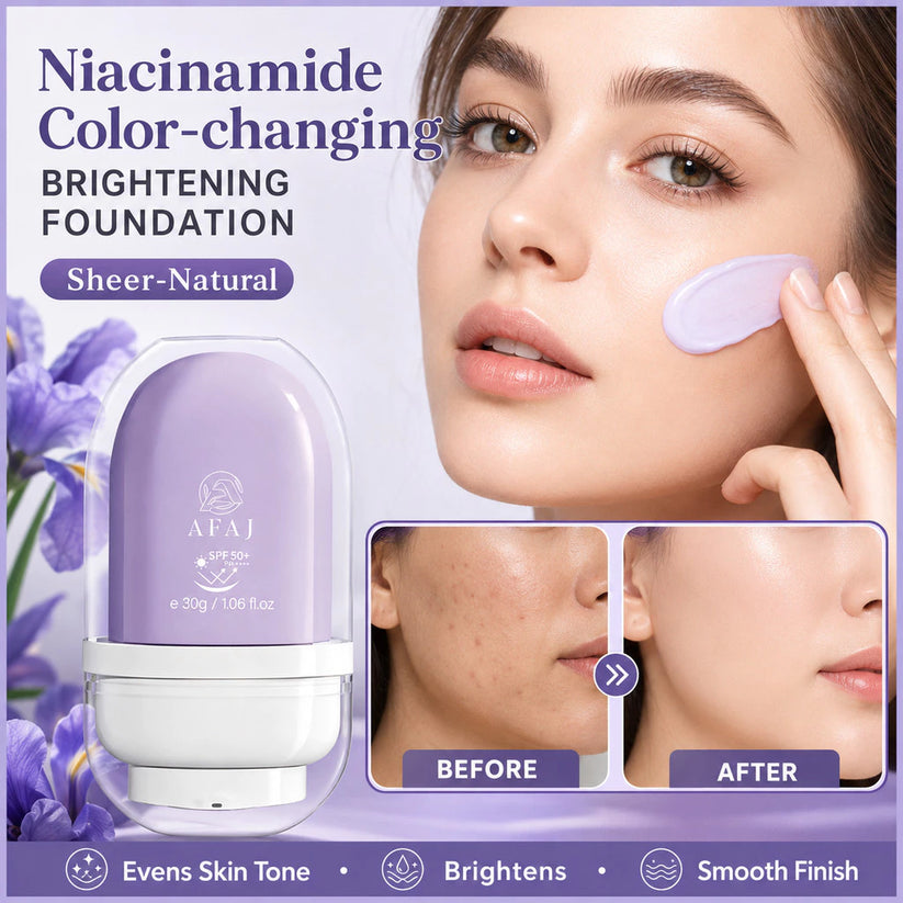 AFAJ Niacinamide Color Changing Foundation SPF50+ PA+++