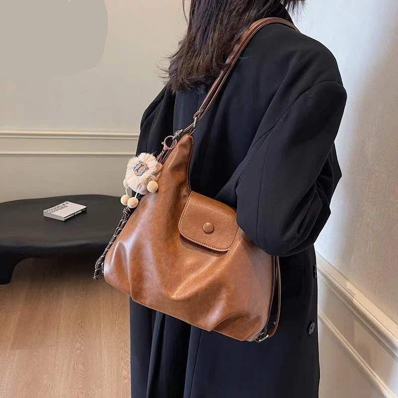 3in1 Luxury Large-Capacity Retro Backpack Crossbody Commuter Bag