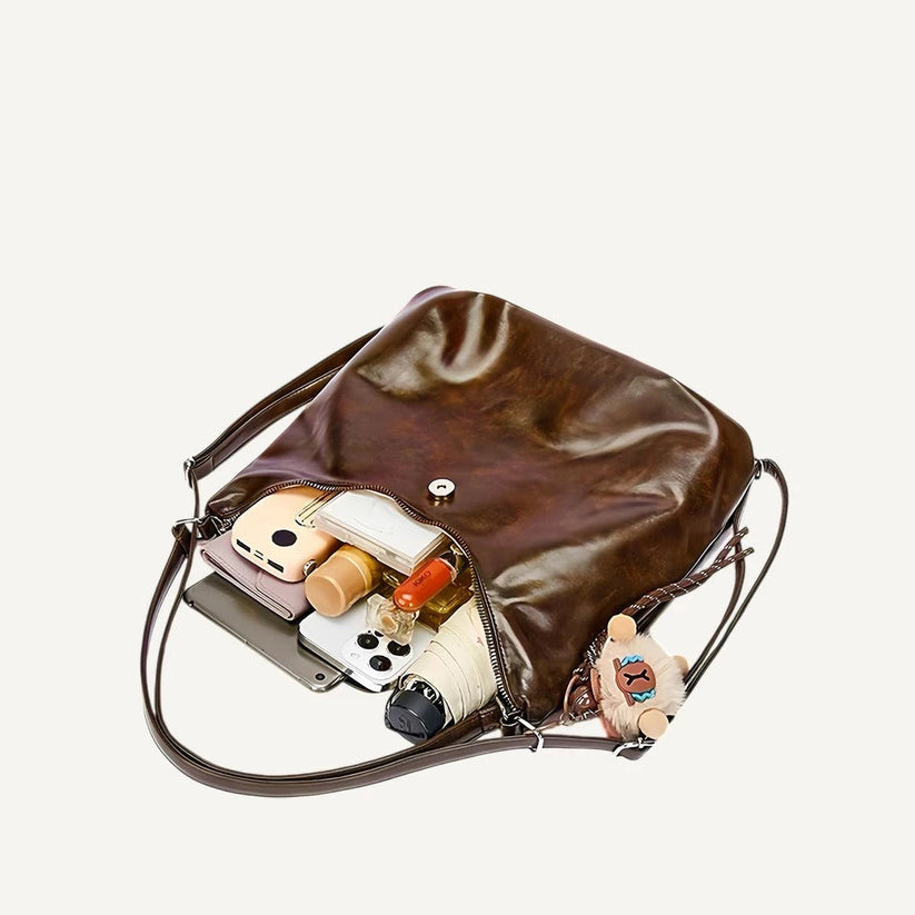 3in1 Luxury Large-Capacity Retro Backpack Crossbody Commuter Bag