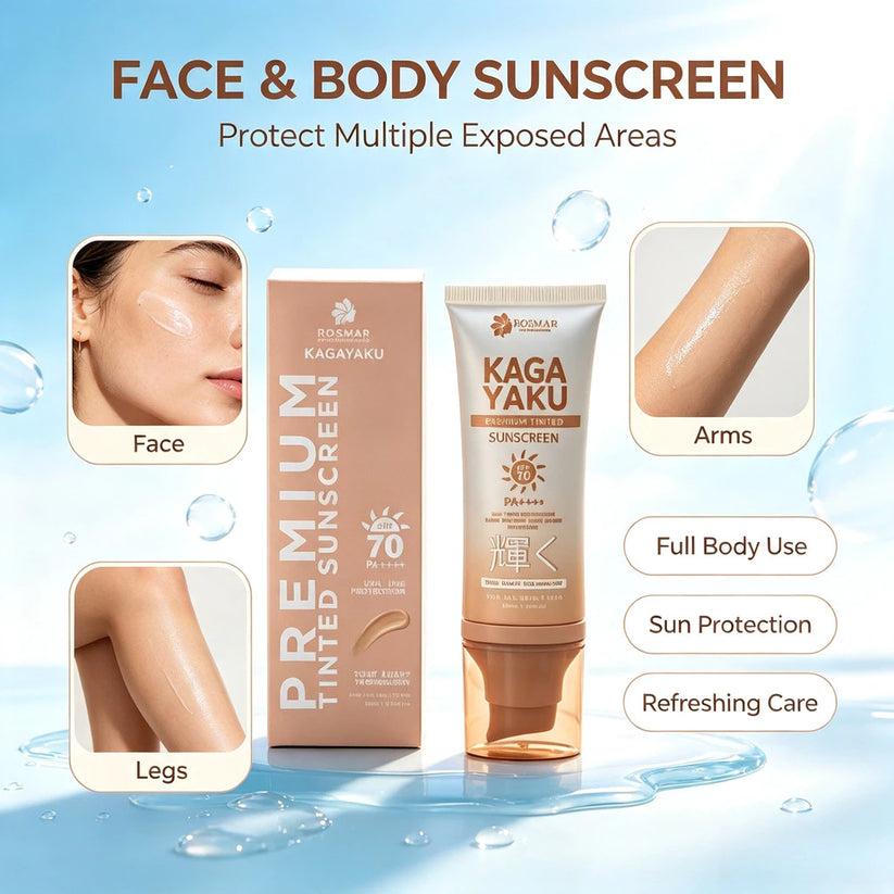 Rosmar Skin Essentials Kagayaku Premium Tinted Sunscreen - SPF 70 PA++++