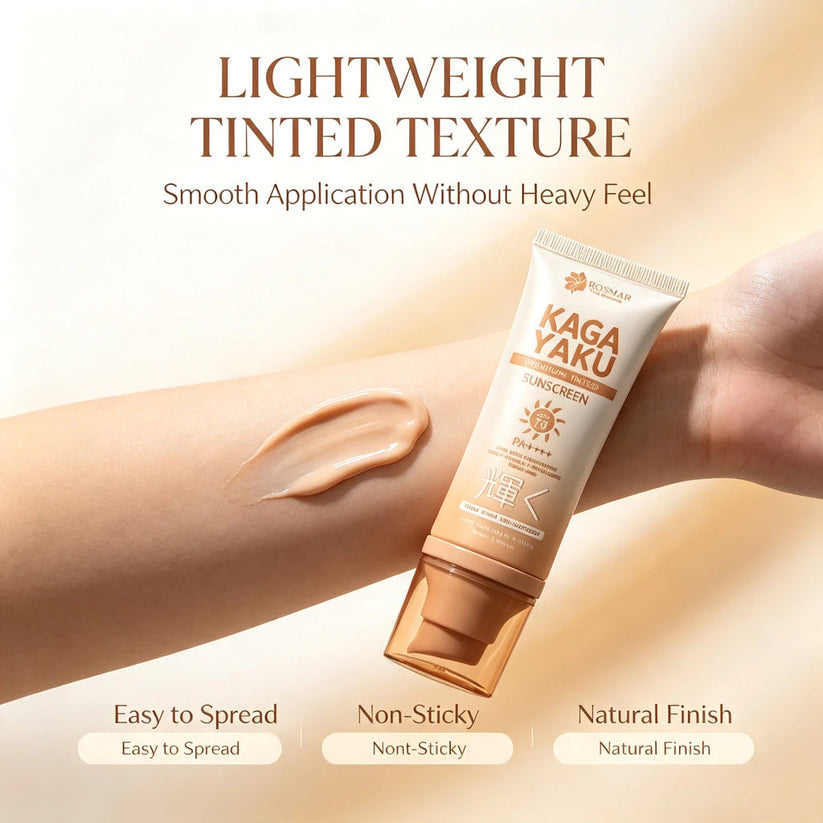 Rosmar Skin Essentials Kagayaku Premium Tinted Sunscreen - SPF 70 PA++++