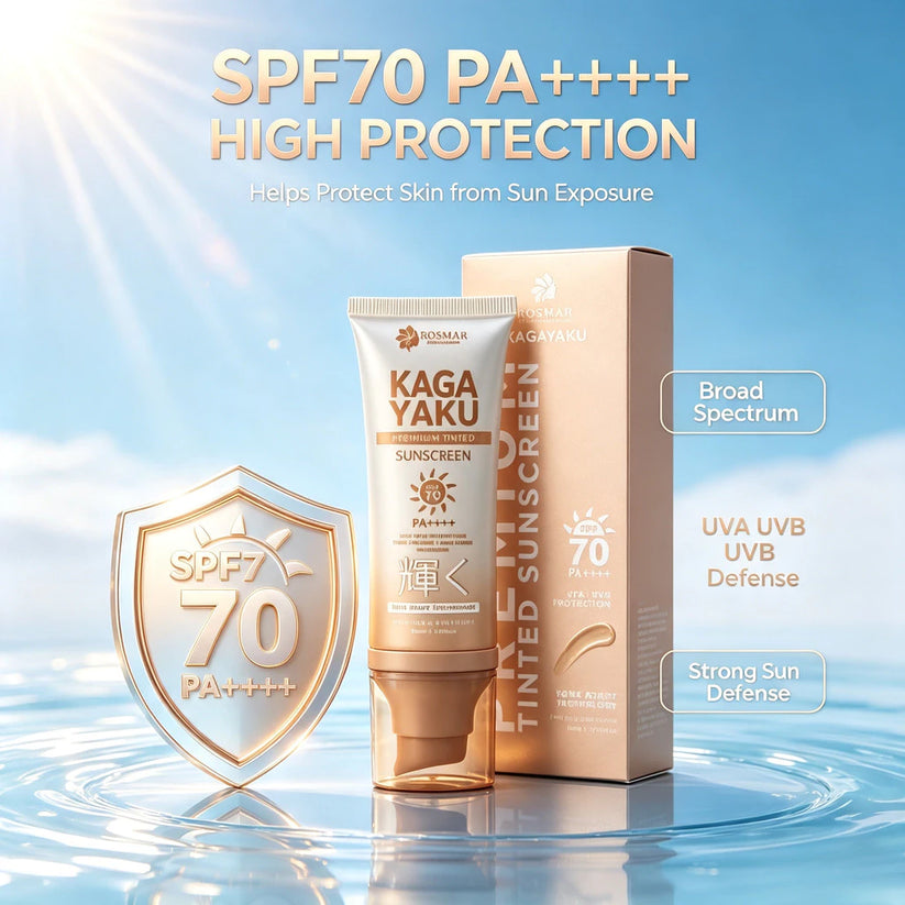 Rosmar Skin Essentials Kagayaku Premium Tinted Sunscreen - SPF 70 PA++++