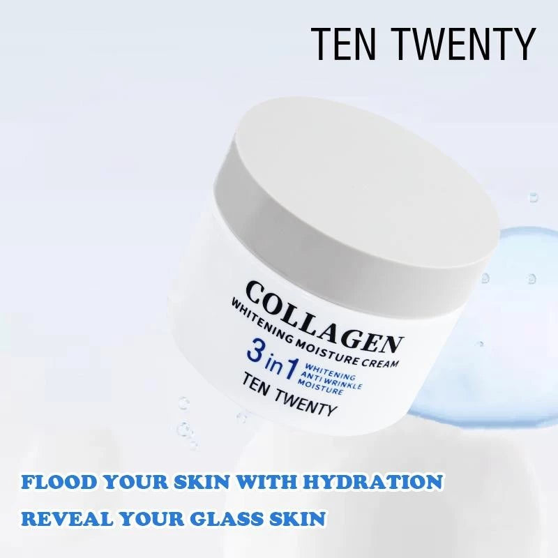 TEN TWENTY 3-IN-1 Collagen Whitening Anti-Wrinkle Moisture Cream